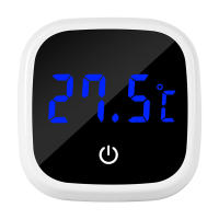 Termómetro Para Acuario De Precisión Alta Pantalla Digital LED Medidor De Temperatura Para Tanque De Peces Dual Display Blanco - details 0