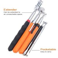 Mini Herramienta Magnética Telescópica Portátil Con Luz Para Recoger Bolas De Tornillo Varita Extendible De Metal Herramienta De Reparación De Coche - details 2