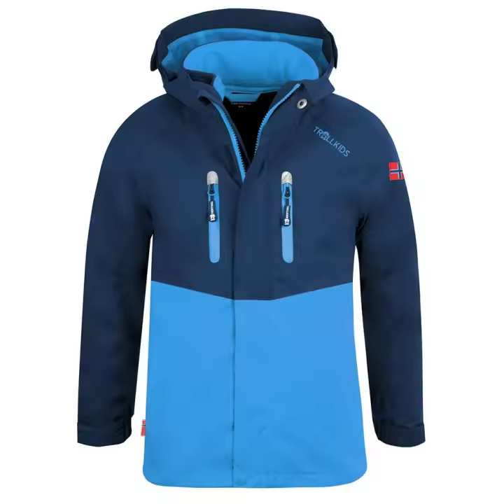 Ropa niños Chaquetas Trollkids Chaqueta Bryggen Azul - 1
