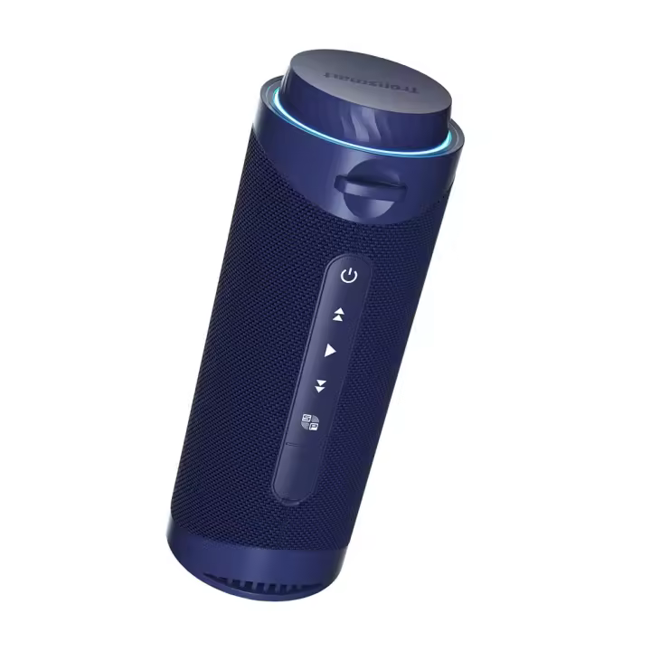 Altavoz Portátil Tronsmart T7 30W, máximo 36W Bluetooth 5.3, luces LED y protección IPX7 contra el agua, potente bajo con sonido estéreo de alta fidelidad 360°, altavoz inalámbrico para exteriores con ecualizador para fiestas y viajes - 1
