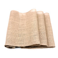 Corredor De Mesa De Lona Vintage Jute Natural Para Bodas Y Fiestas De Navidad Textil Para El Hogar Decoración De Paisaje Rústico - details 8