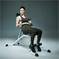 Gorilla Sports Banco ajustable inclinable/declinable con Preacher Curl - details 3