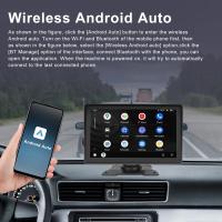 Podofo Monitor inalámbrico de 7 pulgadas para salpicadero de coche, Carplay, Android, Mirror Link, cámara de salpicadero, Bluetooth, FM, navegación GPS, reproductor inteligente - details 3