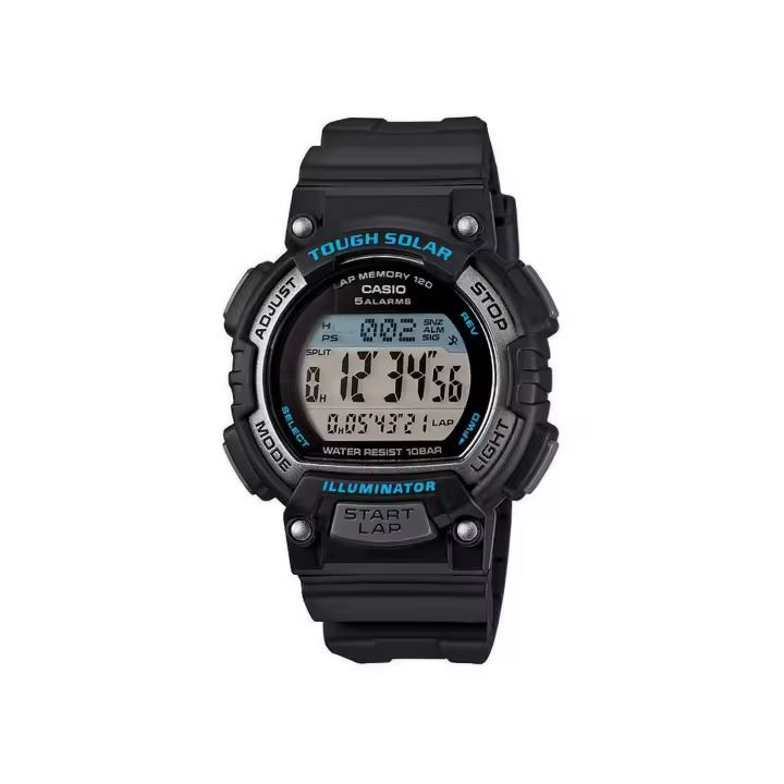 Casio Reloj STL-S300H-1AEF Solar Cronómetro Alarma Resistente Agua LED Calendario Automático Temporizadores - 1