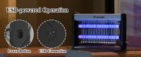 Asesino De Mosquitos Eléctrico 3200V Asesino De Insectos Para Interior Con Cadena Colgante USB Para Hogar Y Exterior - details 3