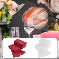 50Pcs Napkins De Sensación De Lino Desechables Con Bolsillo Para Cuchillo Y Tenedor Preflejados Como Servilletas De Tela Para Boda Y Fiesta - details 0