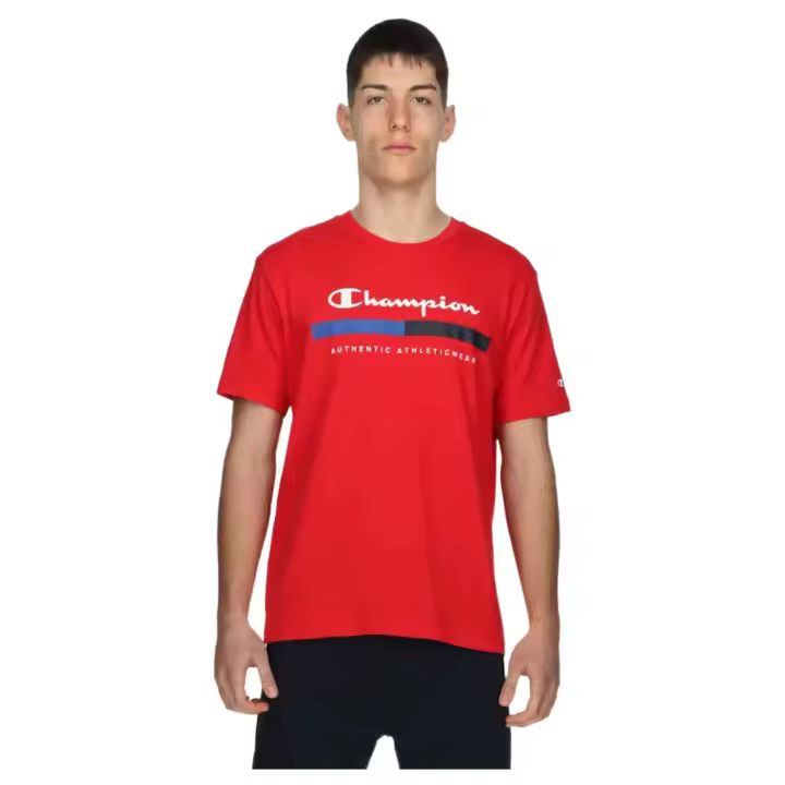 Camiseta de Manga Corta Champion  para hombre en color rojo - 1
