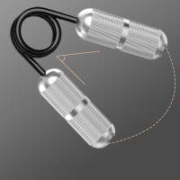 Dispositivo De Fuerza De Agarre De Aleación De Aluminio 1pc Para Mujeres Y Oficina Entrenamiento De Fuerza De Manos Y Muñecas - details 3