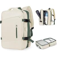 Mochara de viaje de avion 45x33x22 para Mujer, Maleta de cabin, mochipa waterproof para hombre with USB - details 0