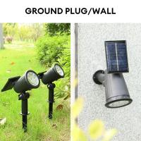 Luces De Punto Solar RGB 9 LED Para Exterior IP65 Impermeables Con Ajuste De Luminosidad Para Decoración De Jardín Y Paisaje - details 3