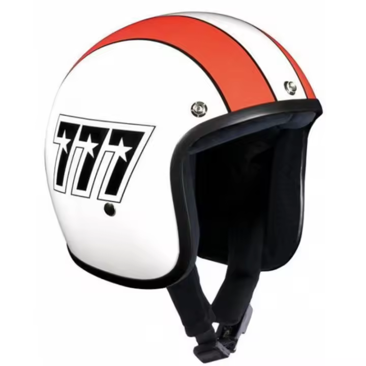 Casco MOTO Retro LUCKY 777 BANDIT Jet Open Helmet Custom NO HOMOLOGADO JET777 - 1