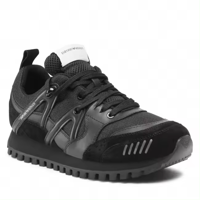 Emporio Armani Zapatillas Hombre Negro X4X555 XM996 Q849 - 1