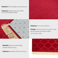 Alfombra De Oración Portátil Para Viajes Soft Worship Non-slip Con Diseño De Plegado De Flannel Para Musulmanos Durante El Ramadán Alfombra Antideslizante Para Interior - details 8