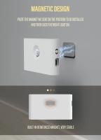 Lámpara De Sución Magnética Inteligente LED Recargable Luz Nocturna Para Pasillo Escalera Dormitorio Sensor De Movimiento Humano - details 20