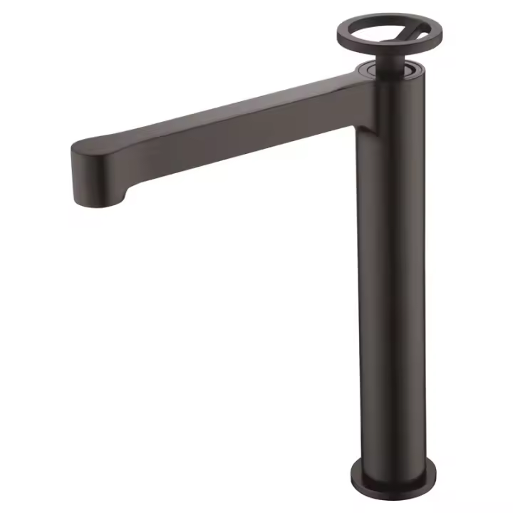Imex Olimpo BDC033-3NG grifo alto para lavabo de latón con cartucho de cierre cerámico - 1