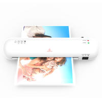 Máquina De Laminado De Escritorio A4 Con Cortadora De Papel Sistema De 2 Rodillos Calor Y Frío Ancho Máximo 9 Pulgadas - details 7