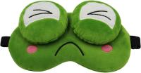 Divertida máscara de peluche con forma de rana, antifaz ajustable con antifaz reutilizable para hombres, mujeres y niños. - details 1