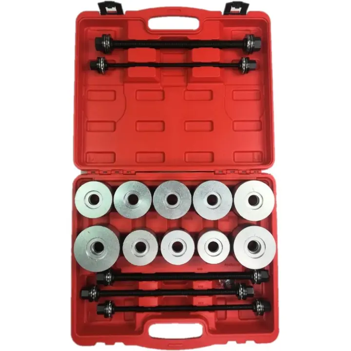 CAISER Set de Extractor Instalador Universal de Rodamientos, Casquillos y Silentbloks de Suspensión 27 Piezas Profesional - 1