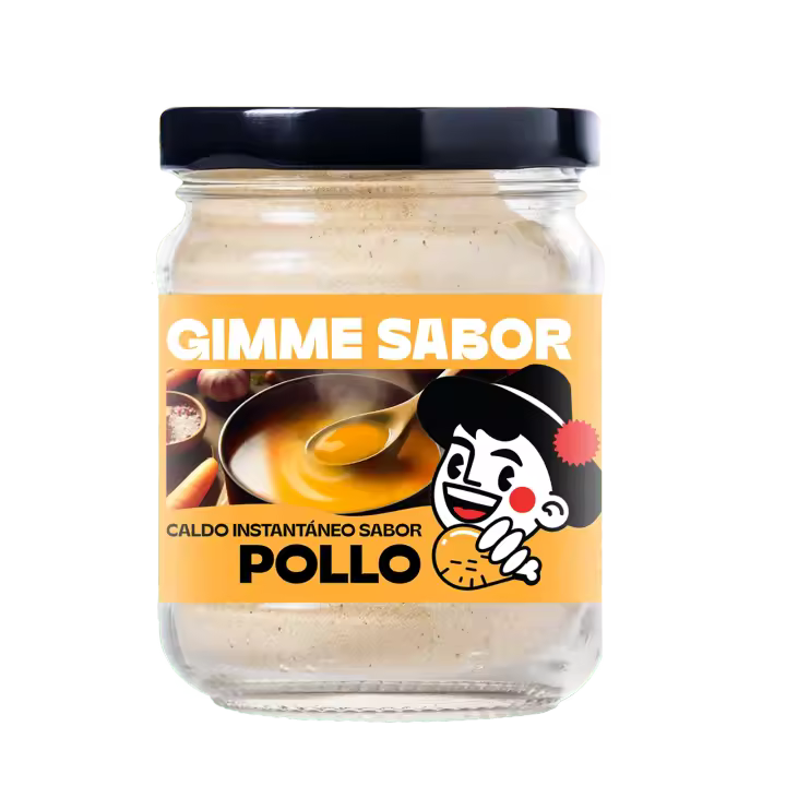Gimme Sabor Preparado Caldo de Pollo, sin alérgenos, sin glutamato, sin conservantes - 1