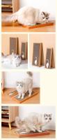 Tablero De Rasguñado Para Gatos Almohadilla De Cartón Para Moler Uñas Juguete Protector De Muebles Para Gatos Accesorios Para Gatos - details 0