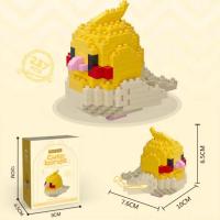 Mini Bloques De Construcción 3D Serie Pájaro Bonito Modelo De Perro Pollo En Ladrillos Juguete Decorativo Para Mesa Regalos Para Niños - details 13