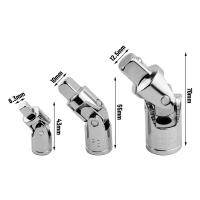Juego De Adaptadores De Unió Universal Con Barra De Extensión De Ángulo Y Destornillador Manual Y Pneumático Bendible Herramientas De Sockets Universal De Acero Aluminio - details 1