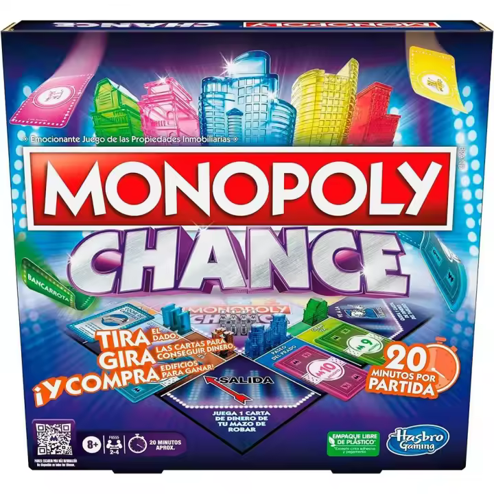 Hasbro Juego De Mesa Monopoly Chance - 1