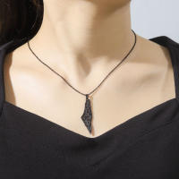 Collar Pendentivo Cazador Mapa De Palestina Y Israel Hojas De Acero Inoxidable Para Mujer Joyería Regalo Cumpleaños 2024 - details 7