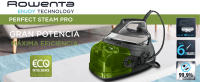 Rowenta Perfect Steam Pro DG8626 Centro de Planchado, Autonomía Ilimitada con 6.9 Bares, Golpe 450 Vapor Continuo de 120 g/min, Suela Microsteam Laser 400, Función Eco, Depósito Cal, Color Negro [Clase de eficiencia energética A+] - details 0
