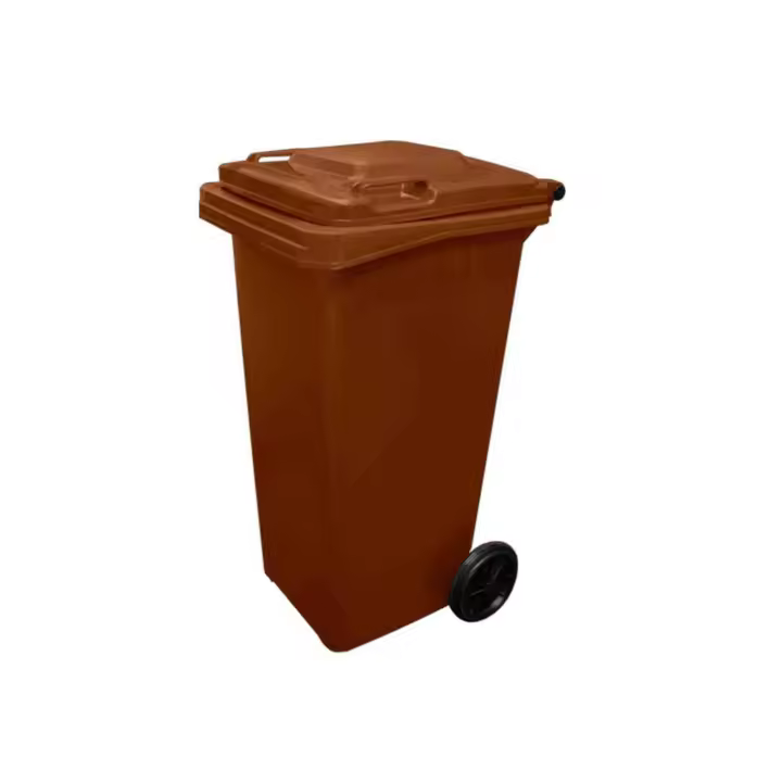 JARDIN202 - Contenedor de Basura Reciclables de Colores con Ruedas 240L - 1