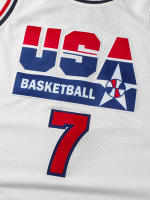 Camiseta De Baloncesto Para Hombres USA#7 Transpirable Cuello Redondo Deportiva Sin Mangas Uniforme De Entrenamiento Para Niños Nuevo Diseño Tops - details 4