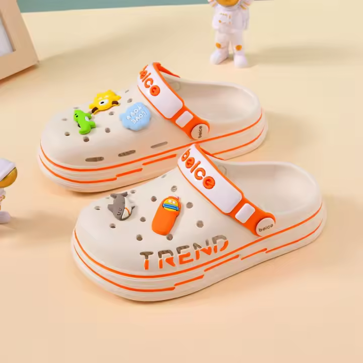 Clogs Ligeros Y Transpirables Para Niños Y Niñas Casual Cómodos Antideslizantes Para Primavera Y Verano Tallas Para Edades 7-12 Años MOV - 1