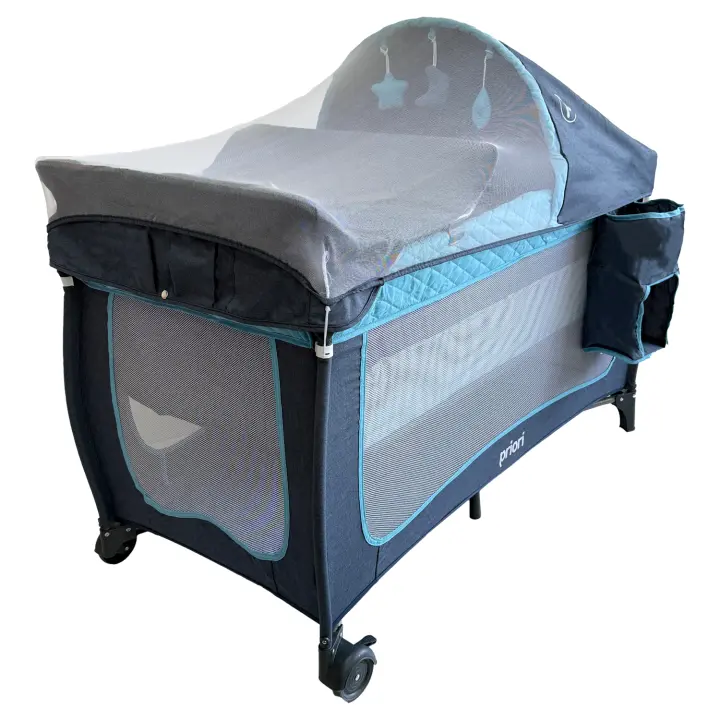 Cuna de viaje para bebe,  ZUS,  azul,  Priori - 1