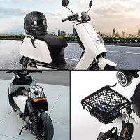 Red De Carga Para Motocicleta Doble Capa De Alta Elasticidad Red De Bungee Con Gancho Para Almacenamiento De Casco Tamaño 10"X11" Accesorio De Equipaje - details 2