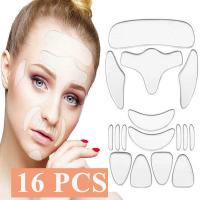 Parche De Silicone Reutilizable Antiarrugas Para Rostro Y Cuello Herramienta De Belleza Facial Anti-Edad Elevación De Piel - details 2