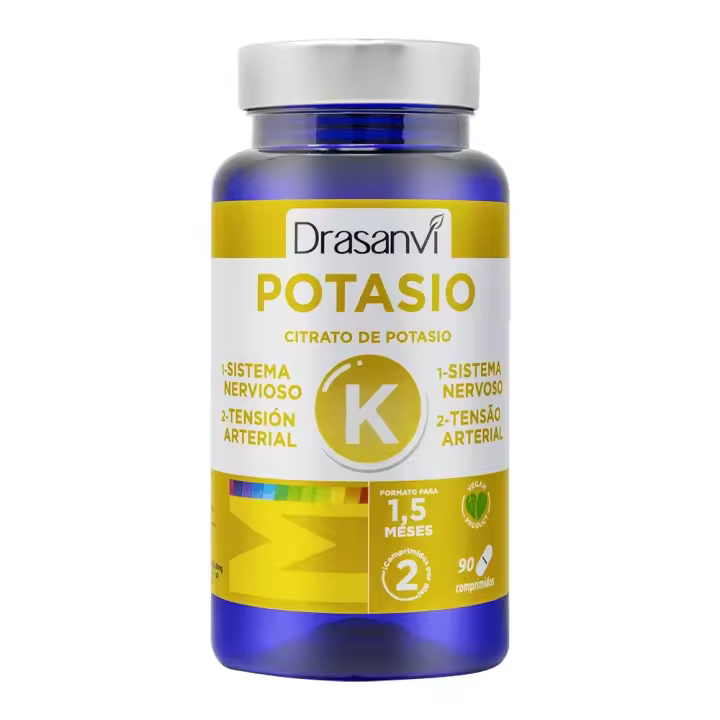 Drasanvi Citrato de Potasio - Suplemento de 90 Comprimidos para una Salud Óptima - 1