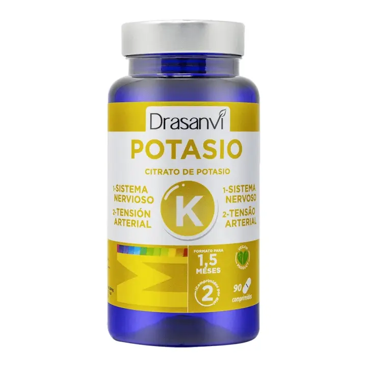 Drasanvi Citrato de Potasio - Suplemento de 90 Comprimidos para una Salud Óptima - 1