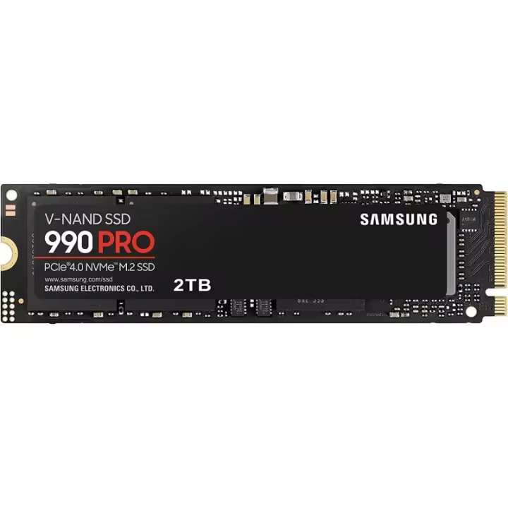 Samsung 990 PRO 2TB SSD PCIe 4.0 NVMe M.2 - 1