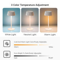 Lámpara De Mesa LED Táctil Recargable Para Botella Con 3 Colores Luz De Lectura Para Regalo Decoración De Hogar Bar Hotel Restaurante - details 3