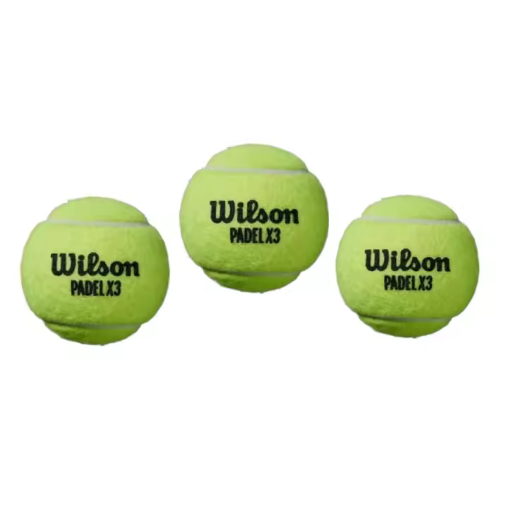 Bote Pelotas Padel Wilson Pack 3 Pelotas X3 Speed Ball Amarillo Wr8901101 Paquete 3 Pelotas - 1