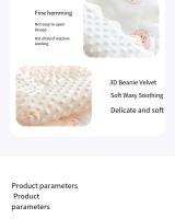 Manta De Cuna Acolchada 100x120cm Para Bebé Suave Y Transpirable Cubierta De Sueño Para Newborn Infant Swaddle Wrap 4 Estaciones Unisex - details 13