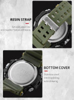 Reloj Digital SMAEL Para Hombre Resistente Al Agua Deportivo Pantalla LED Grande Reloj De Pulsera Militar Con Funciones De Cronógrafo Y Alarma - details 7