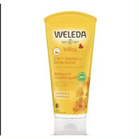 WELEDA 2 EN 1 CHAMPU Y GEL DE DUCHA CALENDULA 200 ML - 1