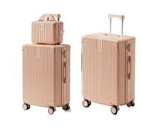 Juego de 3 Maletas de Viaje Set Trolley Abs Semirigidas con Cerradura Combinación 4 Ruedas Dobles 14" 20" 28" - details 5