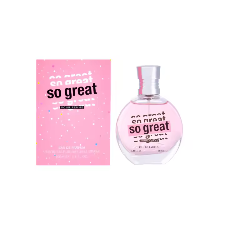 SO GREAT Pour Femme – Perfume para Mujer 100 ml – Fragancia Femenina Elegante y Duradera – Vaporizador Natural - 1