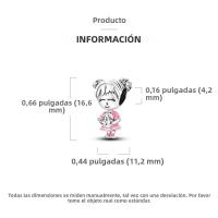 Encantadores Colgantes De Animales De Plata Para Mujer Joyería De Pulsera Y Collar Con Encantos De Pingüino Y Aguacate Pulsera De Bangle - details 110