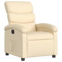 vidaXL Sillón reclinable de tela Gris claro, Gris oscuro, Negro Sillon Dormitorio Sillon Comodos Silla Relax Sillón Sofá - details 4