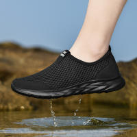 Zapatillas De Tenis Para Hombre YRZL Talla Grande Transpirables De Malla Antideslizantes Ligeros Para Caminar Y Deporte - details 18