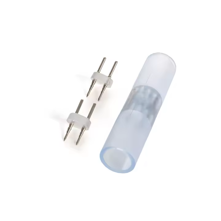 Ledkia Conector Tira Neón LED Regulable 220V Circular SFLEX14 Ø14 mm - 1