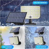Luz Solar Exterior Con Sensor De Movimiento Y Control Remoto IP65 Impermeable Para Patio Garage Seguridad Luz De Pared - details 13